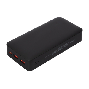 Внешний аккумулятор с подсветкой Ancor PD Plus 20000 mAh, черный - купить оптом