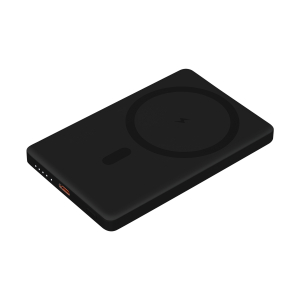Внешний аккумулятор Atlantis PD 5000mAh с функцией беспроводной зарядки 15W, черный - купить оптом