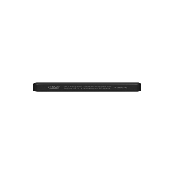 Внешний аккумулятор Atlantis PD 5000mAh с функцией беспроводной зарядки 15W, черный - купить оптом