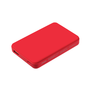 Внешний аккумулятор Largo PD 5000mAh с функцией беспроводной зарядки 15W, красный - купить оптом