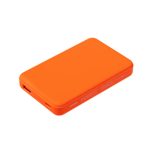 Внешний аккумулятор Largo PD 5000mAh с функцией беспроводной зарядки 15W, оранжевый - купить оптом