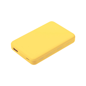 Внешний аккумулятор Largo PD 5000mAh с функцией беспроводной зарядки 15W, желтый - купить оптом