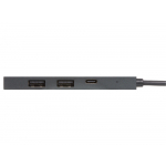 USB-концентратор Command, серый, черный, фото 3