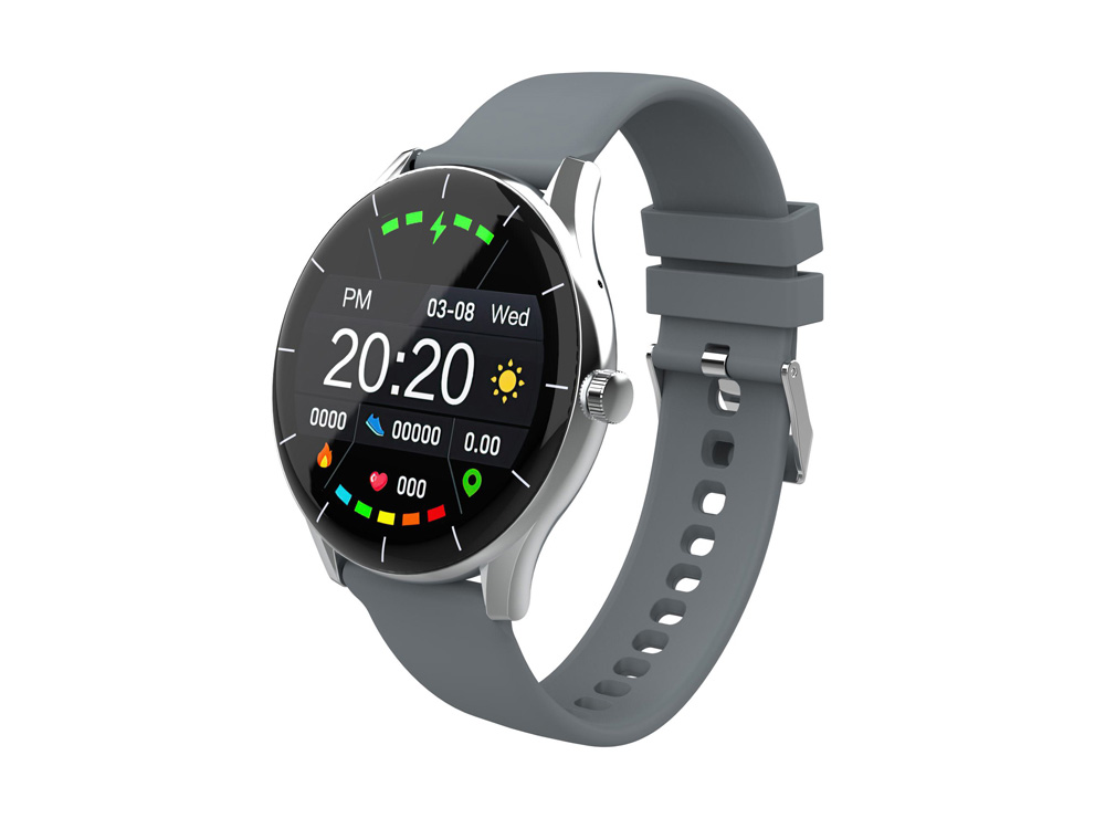 Умные часы HIPER IoT Watch GT, серый/розовый - купить оптом
