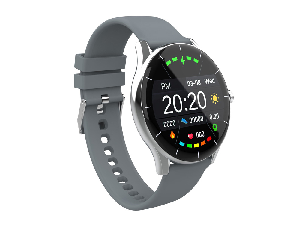 Умные часы HIPER IoT Watch GT, серый/розовый - купить оптом