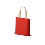Сумка для шопинга Steady из хлопка с парусиновыми ручками, 260 г/м2, красный (P), фото 1