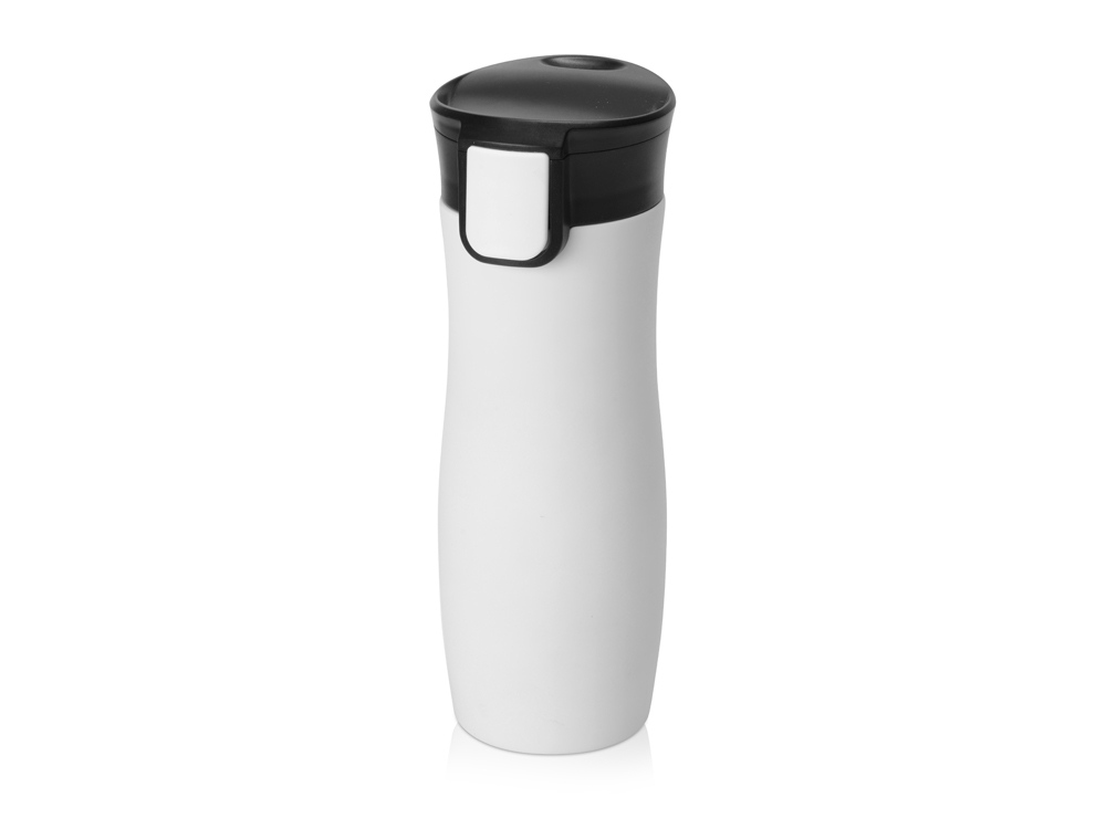 Вакуумная термокружка с кнопкой Streamline, Waterline, soft-touch, белый (P) - купить оптом
