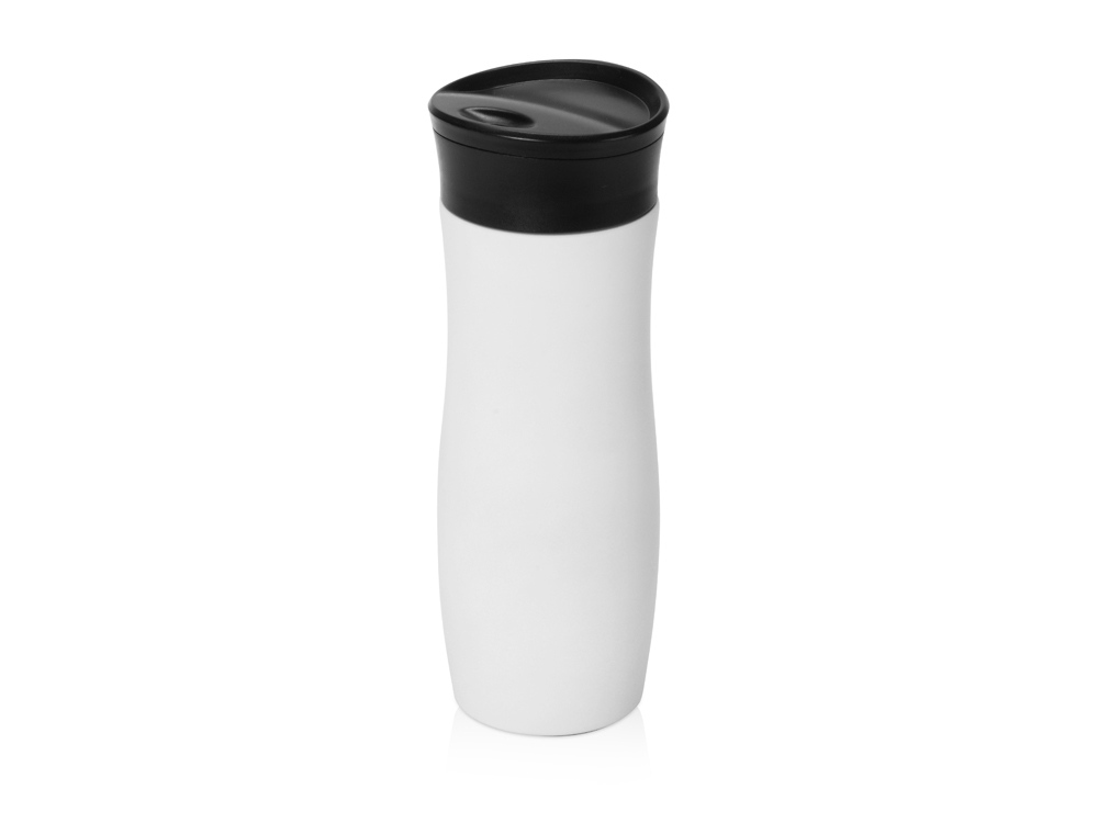Вакуумная термокружка с кнопкой Streamline, Waterline, soft-touch, белый (P) - купить оптом