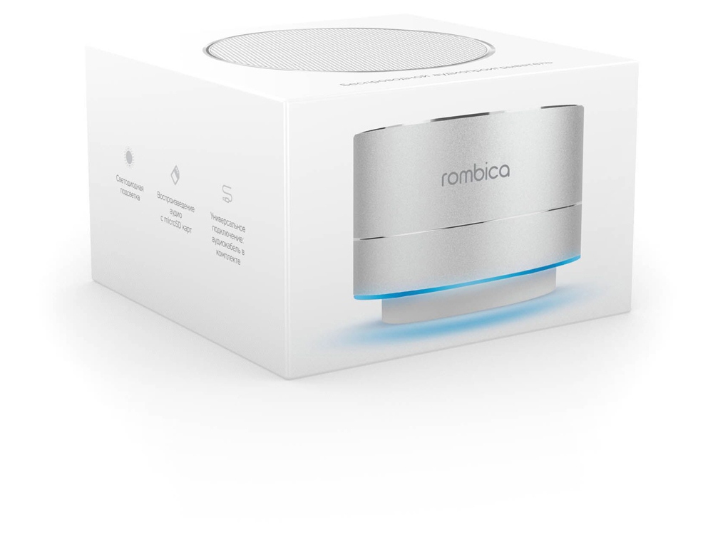 Портативная акустика Rombica Mysound BT-03 2C, серебристый - купить оптом